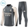 Real Madrid Training Huppari 2024-25 Neljännes-Zip Harmaa - Lasten
